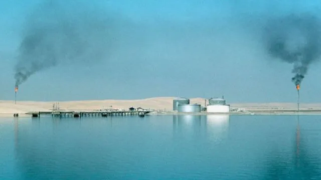 Produksi gas di Qatar
