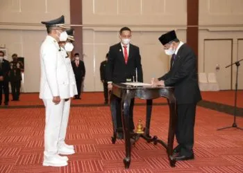 Gubernur Malut Melantik Wali Kota dan Wakil Wali Kota Ternate 2021-2024