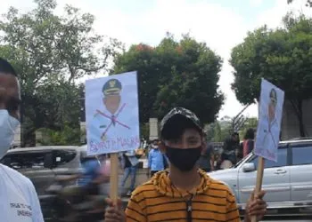 FPLRM Demo Dugaan Korupsi Anggaran Covid 19