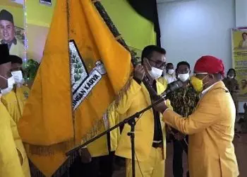 Pelantikan Rudofl Lailossa Sebagai Ketua DPD II Golkar Malteng