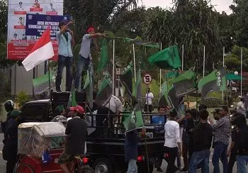 HMI Ambon Demo Minta Soulissa Bebas Dan Kecam Gubernur Murad Ismail