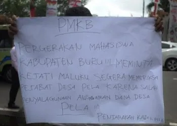 PMKB Minta Kejati Usut Dugaan Penyelewengan ADD Pela