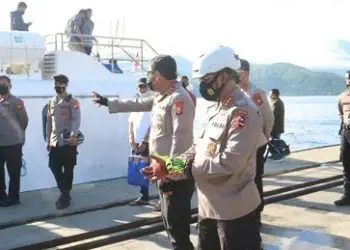Polda Malut Tinjau Prokes Saat Kepulangan Kontingen STQN XXVI