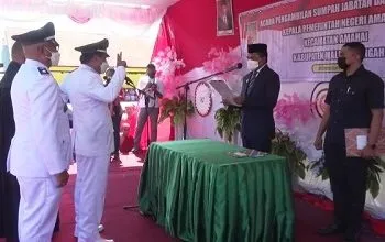 Frederick Hallatu Resmi Dilantik Sebagai Raja Negeri Amahai