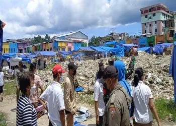 Lokasi Gedung Putih Kembali Di Kosongkan Dari Pedagang  