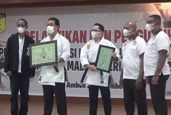 Ketum PB Lemkari Lantik Pengurus Lemkari Maluku 2020-2024