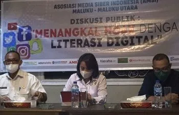 AMSI Maluku - Malut Gelar Diskusi Publik, Menangkal Hoax dengan Literasi Digital