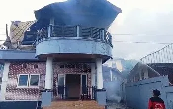 Rumah Dua Lantai di Benteng Atas Terbakar, Tidak Ada Korban Jiwa