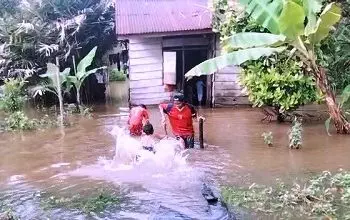 75 Rumah Warga KM-10 Masohi Terendam Banjir