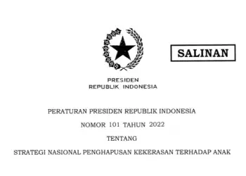 Inilah Perpres Tentang Strategi Nasional Penghapusan Kekerasan Terhadap Anak