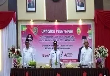 Tutup Pelatihan Dasar CPNS Begini Harapan Penjabat Bupati Buru