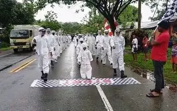 LGJ Tawiri Tampilkan Kostum Unik  ala COVID Hingga Tipar Mayang