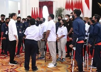 Presiden Jokowi Senang Timnas Lolos Piala Dunia Sepak Bola Amputasi