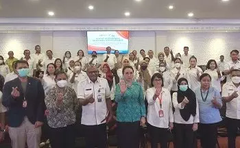 DPPKB Kota Ambon Gelar Rakor Si Pelayan Alkanjang