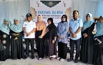 Pj Bupati Malteng Hadiri Khatmil Qur’an TPQ Darul Ulummi Syar’iyah Desa Kailolo