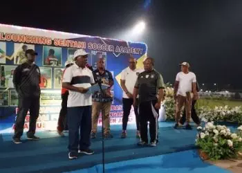 Bupati Jayapura Luncurkan Sentani Soccer Academy