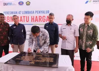 Pertamina Patra Niaga Bersama BPH Migas Resmikan BBM Satu Harga di Maluku Utara