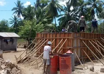 Program TMMD, TNI Perbaiki 21 Rumah Tidak Layak Huni di Maluku Barat Daya