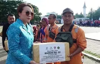 Pemkot Ambon Canangkan Gerakan “Jumpa  Berkah”dan Penyerahan Bansos