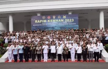 Presiden Jokowi Minta Kemhan Orkestrasi Informasi Intelijen Hankam