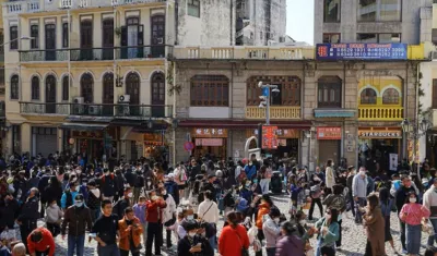 Wisatawan Memadati Pusat Perjudian Makau Selama Tahun Baru Imlek