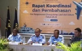 Kantor Imigrasi TPI Kelas I Ambon Gelar Rakor Pembahasan Timpora Laut dan Udara Tahun 2023