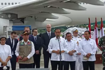 Presiden Jokowi Lepas Pengiriman Bantuan Kemanusiaan Korban Gempa Turki dan Suriah