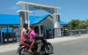 Pasca Diresmikan, Pasar Rakyat Kairatu Sepi Pedagang dan Pembeli