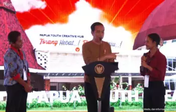 Presiden Jokowi Resmikan Papua Youth Creative Hub