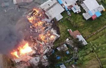 KKB Bakar 5 Rumah Warga di Puncak Papua Tengah