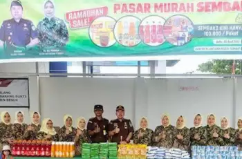 Kejari Ternate dan IAD Gelar Pasar Murah Sembako