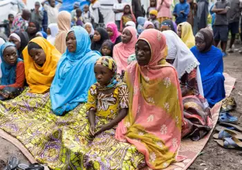 Pengungsi Muslim Rayakan Idulfitri dengan Bantuan Pangan di Kamp Kongo