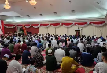 Ratusan WNI Gelar Salat Idulfitri di KBRI Malaysia