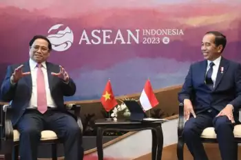 Presiden Jokowi Lakukan Pertemuan Bilateral dengan PM Vietnam Pham Minh Chinh