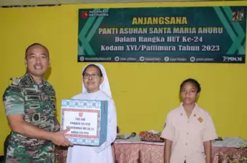 Sambut HUT ke-24, Kodam XVI/Pattimura Gelar Anjangsana