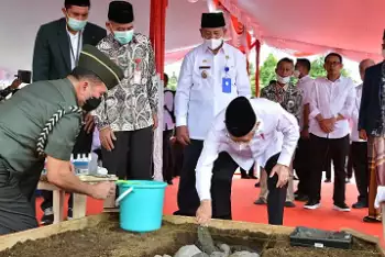 Wapres Groundbreaking Pembangunan Gedung Universitas Nahdlatul Ulama Maluku Utara