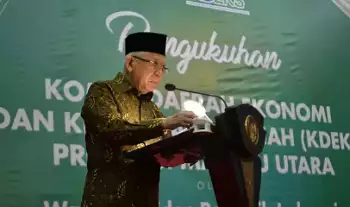 Wapres Ma'ruf Amin Dorong Peningkatan Literasi Ekonomi Syariah di Maluku Utara