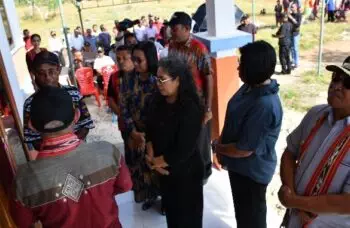 Bupati MBD Resmikan Gedung Balai Dusun Kyera e1690003193297