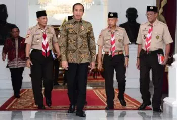 Presiden Jokowi Terima Kunjungan Kwarnas Gerakan Pramuka e1689328903234