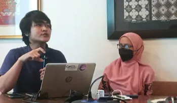 Manajer Pemantauan Sekretaris Nasional JPPR Aji Pangestu