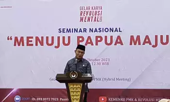 Menteri Koordinator Bidang Pembangunan Manusia dan Kebudayaan (Menko PMK) Muhadjir Effendy