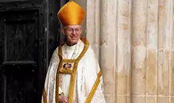 Uskup Agung Canterbury Justin Welby di Westminster Abbey, London