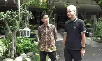 Gibran Rakabuming Raka dan Ganjar Pranowo