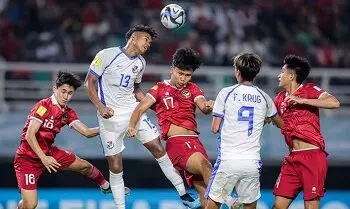 Pertandingan antara Timnas Indonesia U-17 dan Timnas Panama U-17