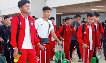 Timnas Indonesia U-17 tiba di Bandara Internasional Juanda Surabaya