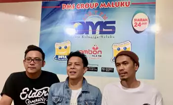 Band NOAH saat Interview di DMS Media Group Ambon