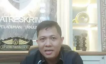 Kepala Satuan Reserse Kriminal Polres Pelabuhan Tanjung Priok Iptu I Gusti Ngurah Putu Krisnha Narayana di Jakarta Utara