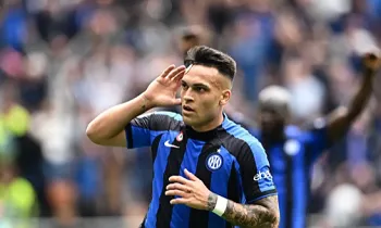 Pemain Inter Milan Lautaro Martinez