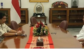 Maruarar Sirait bertemu dengan Presiden Joko Widodo