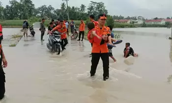 Suasana saat Kepala Pelaksana BPBD, Kabupaten Lampung Selatan